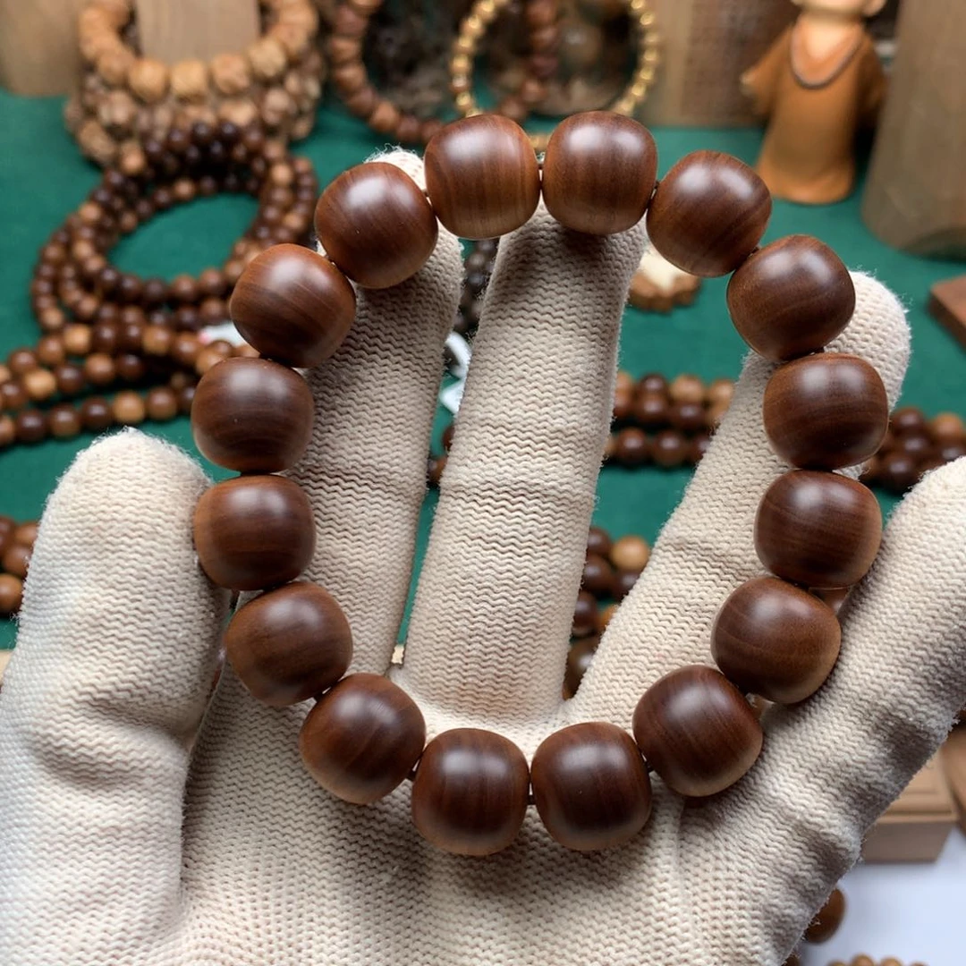 檀香木手串/手链老山檀香1.3*1.4沉水