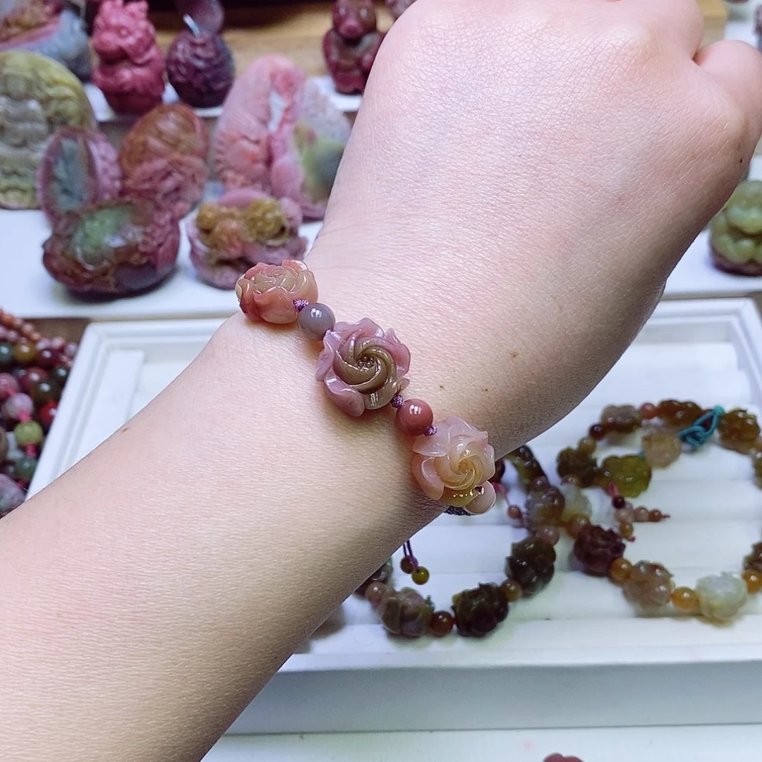 玛瑙/玉髓盐源玛瑙手串未镶嵌