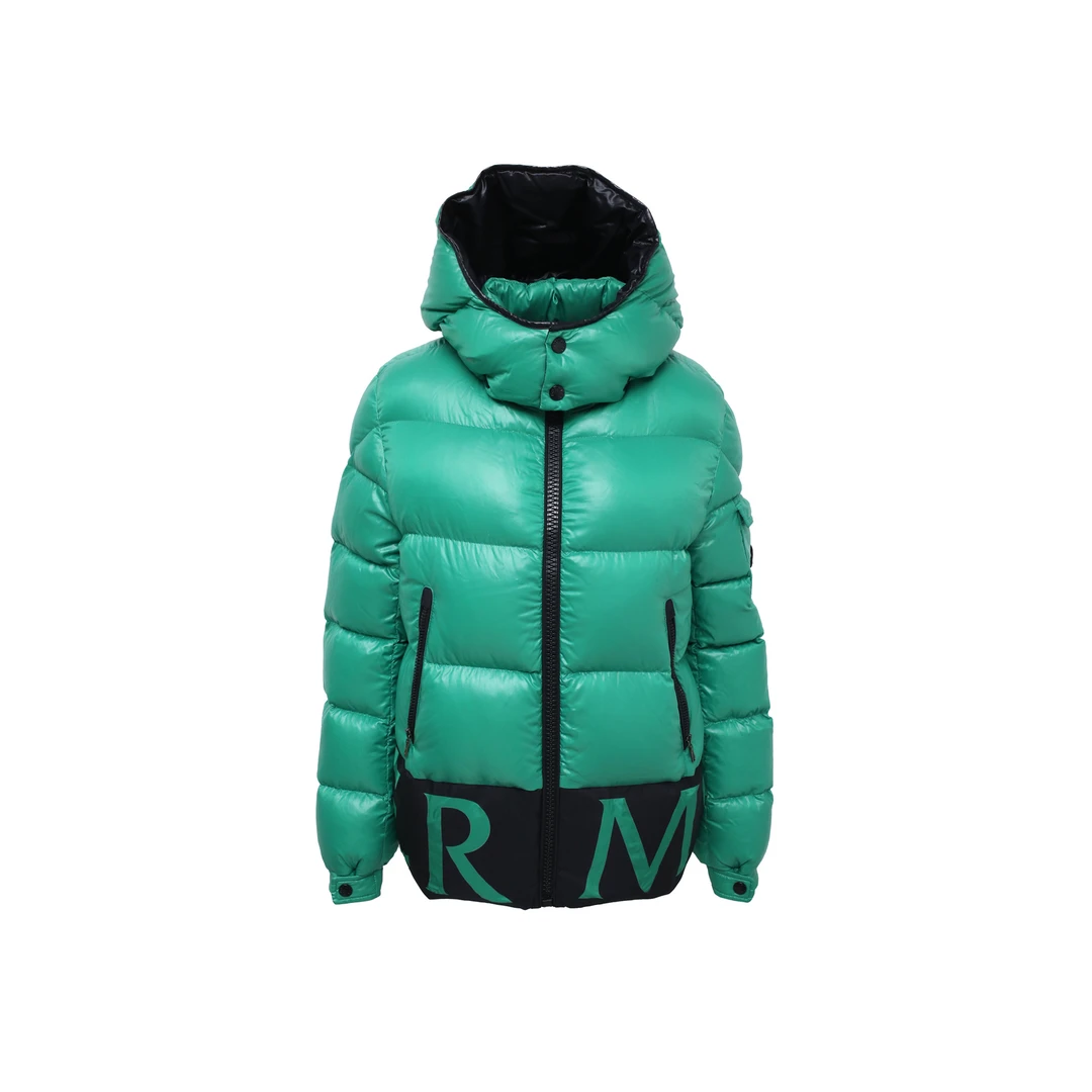 99新 MONCLER 汤/P225072103/ 绿色 尼龙 羽绒服