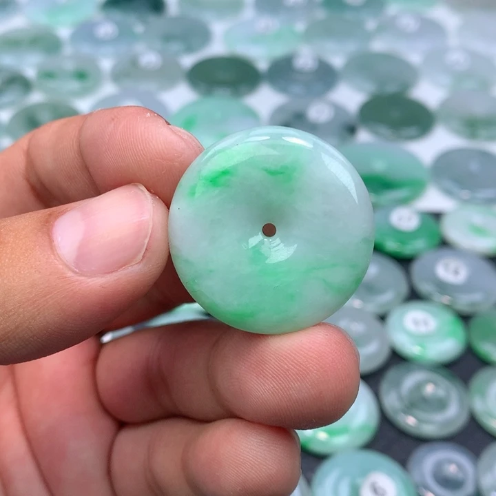 颈饰未镶嵌翡翠缅甸天然A货翡翠30-5.5