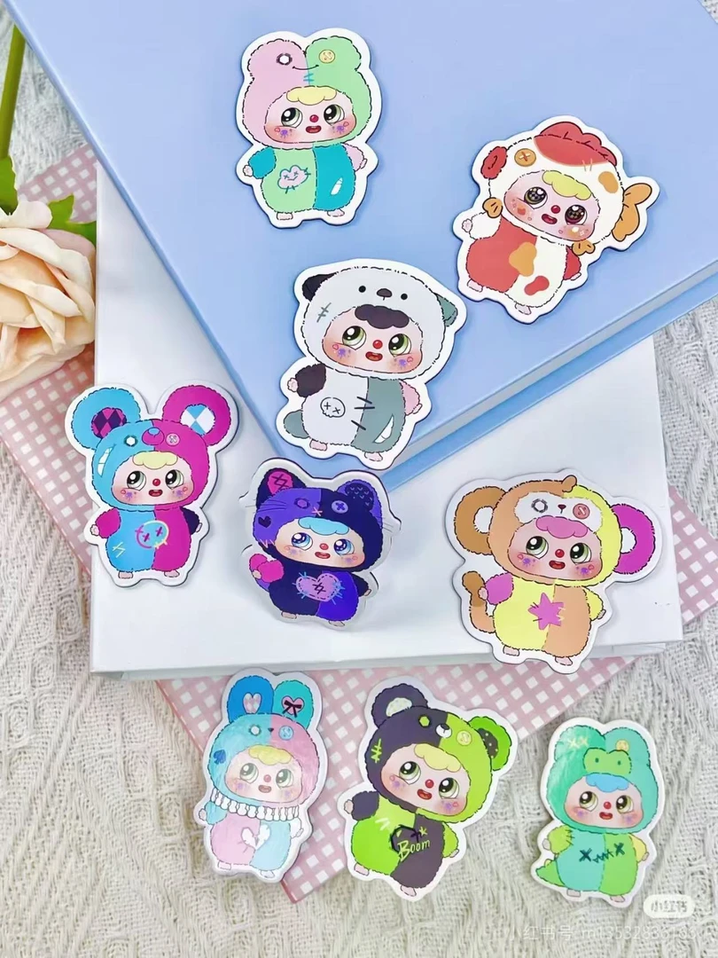 贴贴乐二代萌粒冰箱贴系列潮玩盲盒手办