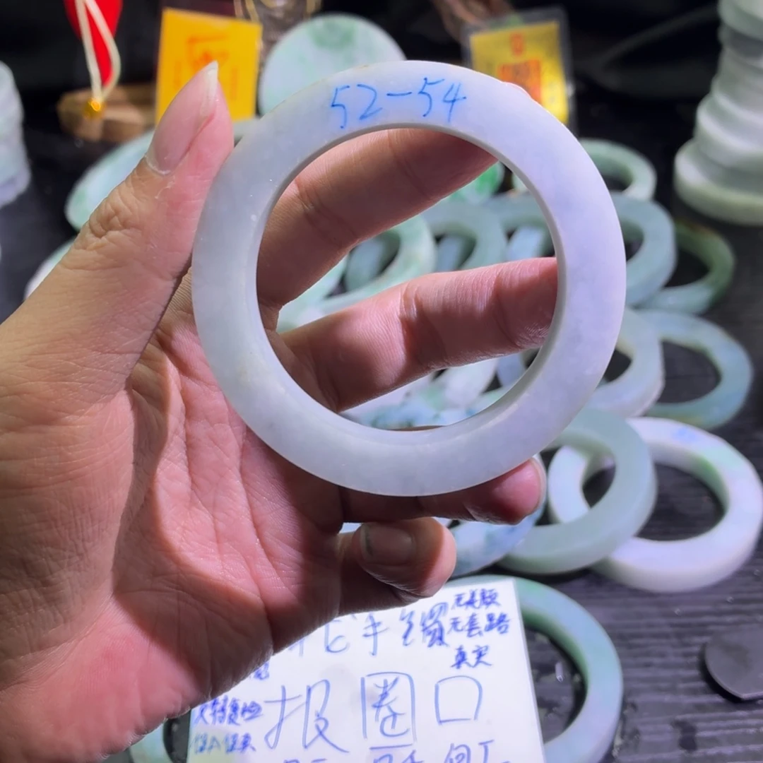 定制翡翠未镶嵌天然翡翠A货毛胚手镯定制