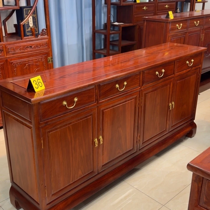 花梨木类储物柜刺猬餐边柜178.40.88马蹄大脚