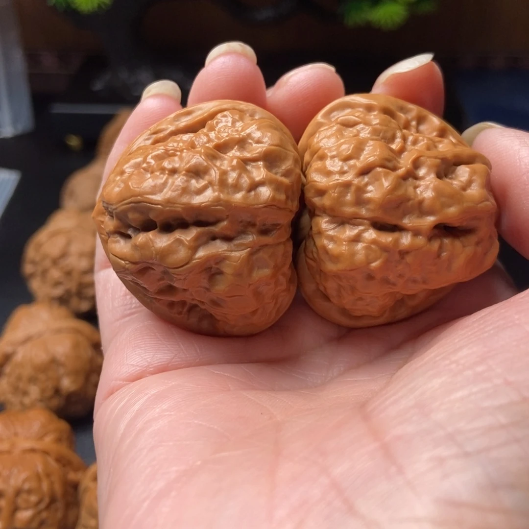 画***玩把件文玩核桃蛤蟆头