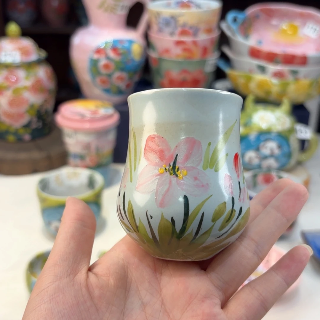 景德镇手绘高温釉下彩陶瓷茶具