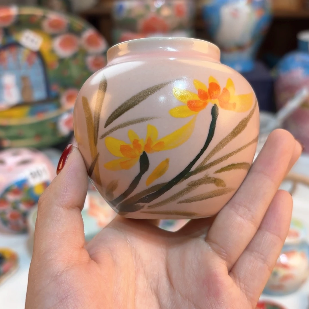 景德镇手绘高温釉下彩陶瓷茶具