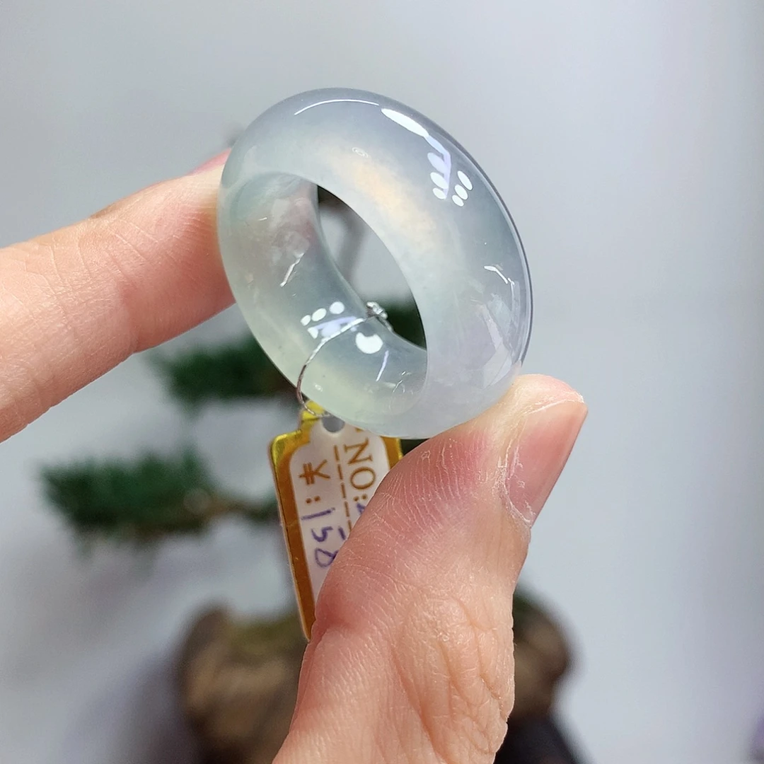 翡翠戒指未镶嵌22-23号