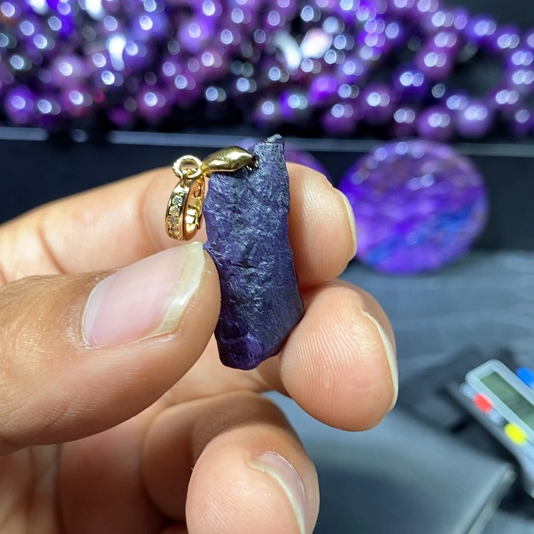 笃***定苏纪石（舒俱来）未镶嵌南非舒俱来原石吊坠