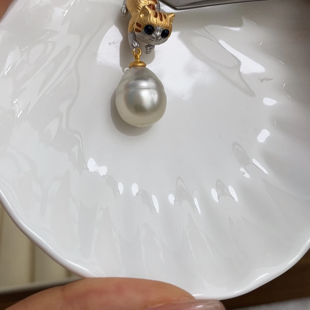 海水珍珠银S925镶嵌颈饰福利品