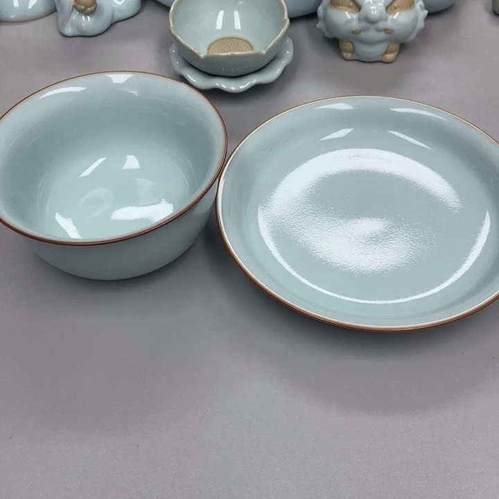 天青色一盘一碗张君老师空