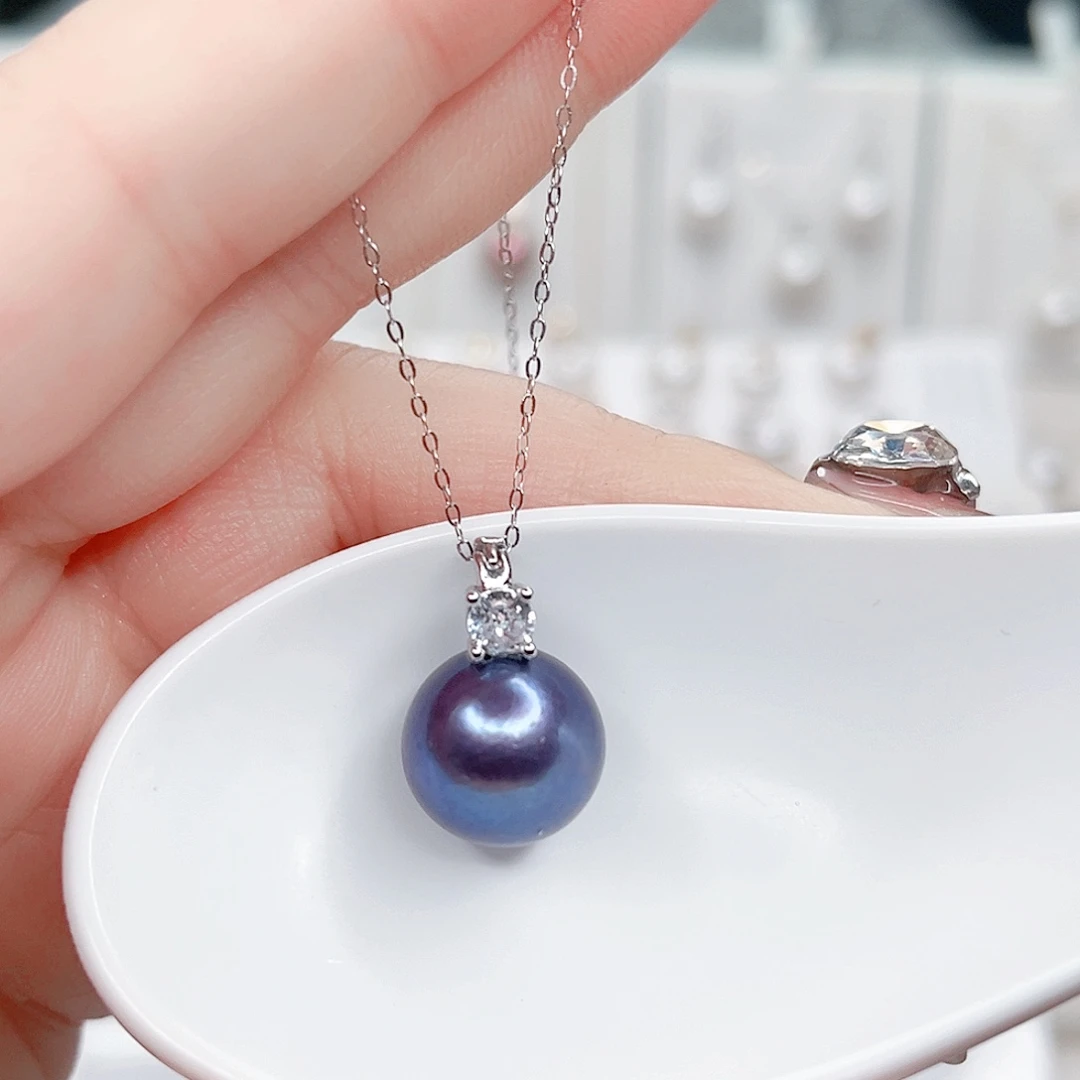 合金淡水珍珠吊坠(赠链)