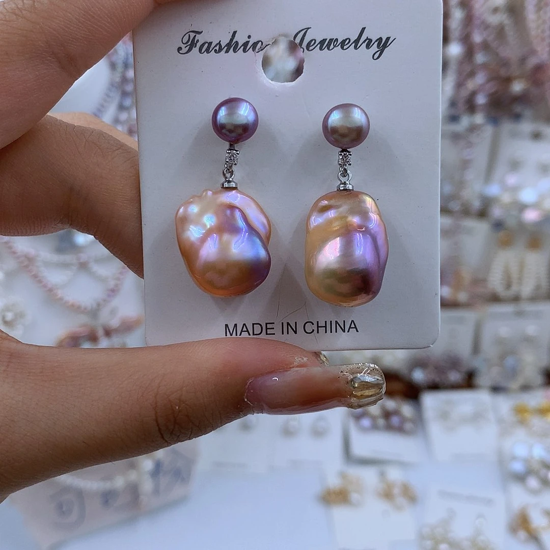 项圈银S925镶嵌淡水珍珠