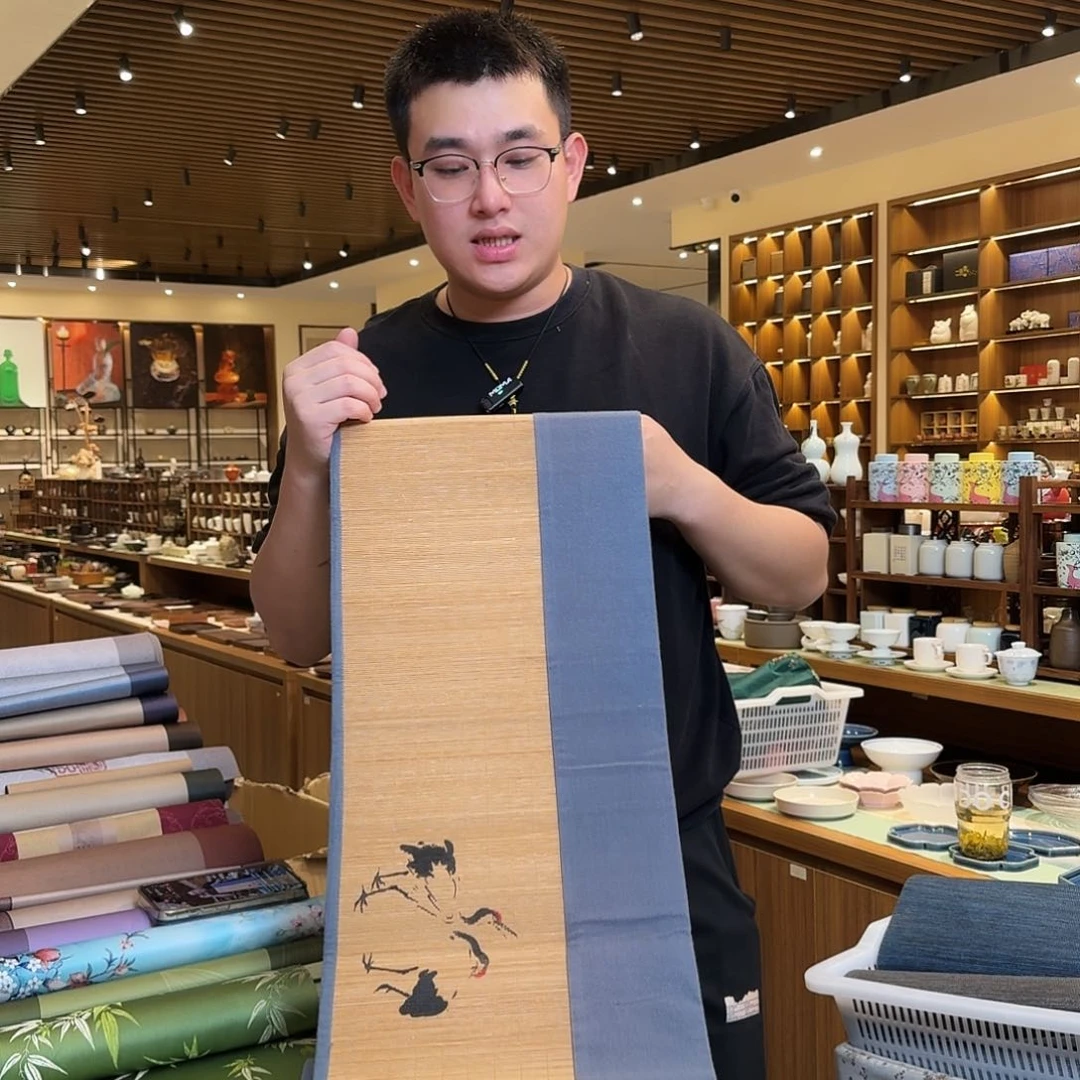 茶道配件微瑕竹茶席两米一