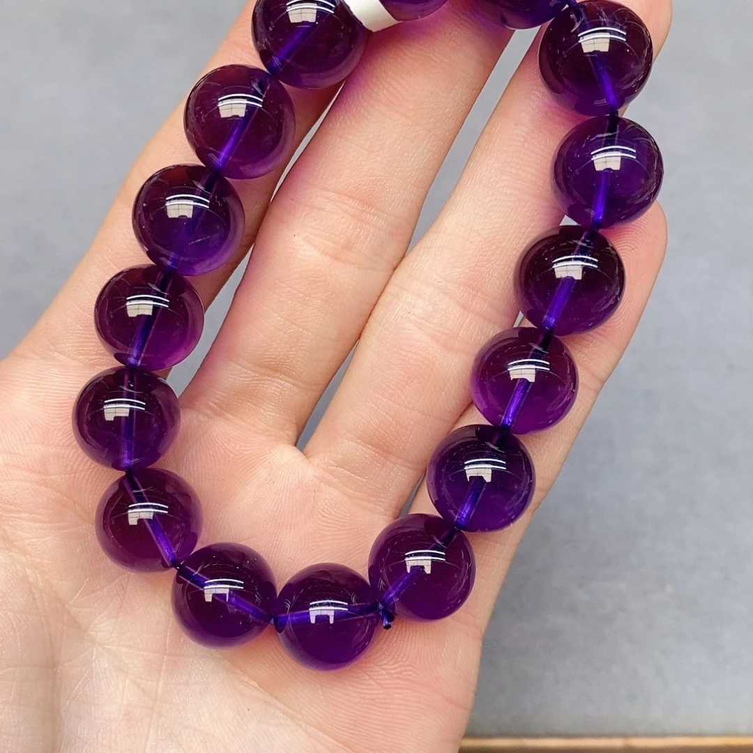 水晶手链未镶嵌23紫水晶13mm