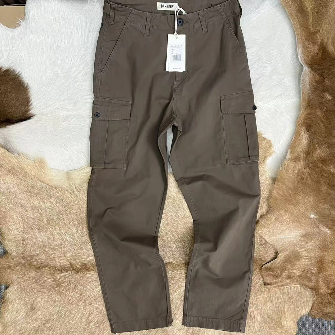 外贸牛货 结实 有弹力 男士做旧水洗工装个性休闲长裤子 春秋款