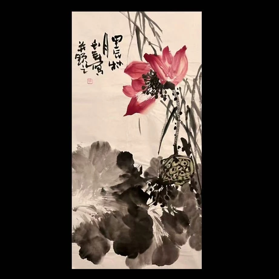 靳长年老师 三尺整张 大写意花鸟精品 37