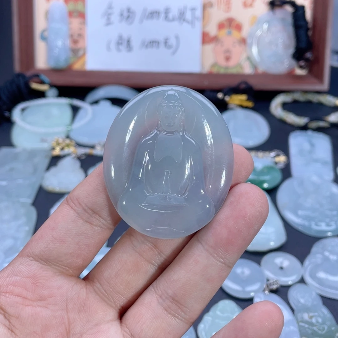 @***翡翠未镶嵌颈饰缅甸翡翠AAAA