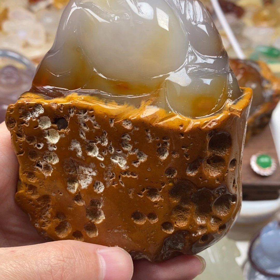 一***阳玛瑙/玉髓未镶嵌颈饰
