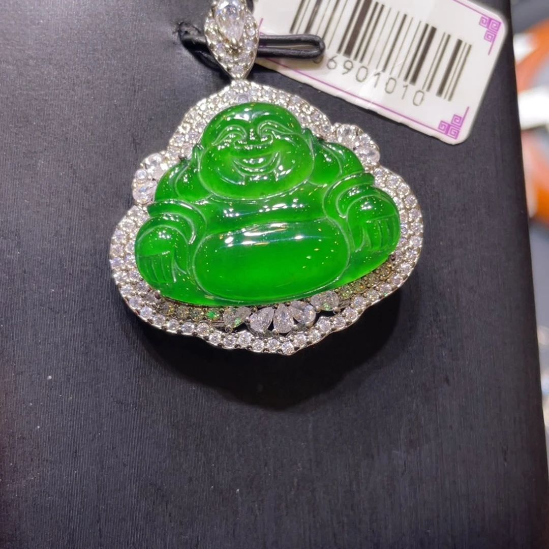 翡翠未镶嵌颈饰吊坠