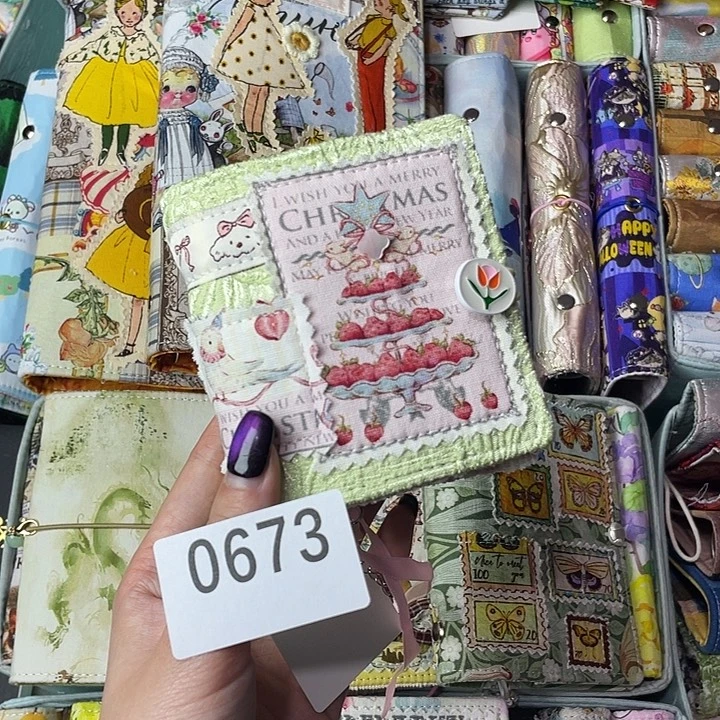 织绣豆豆本活页送纸0673