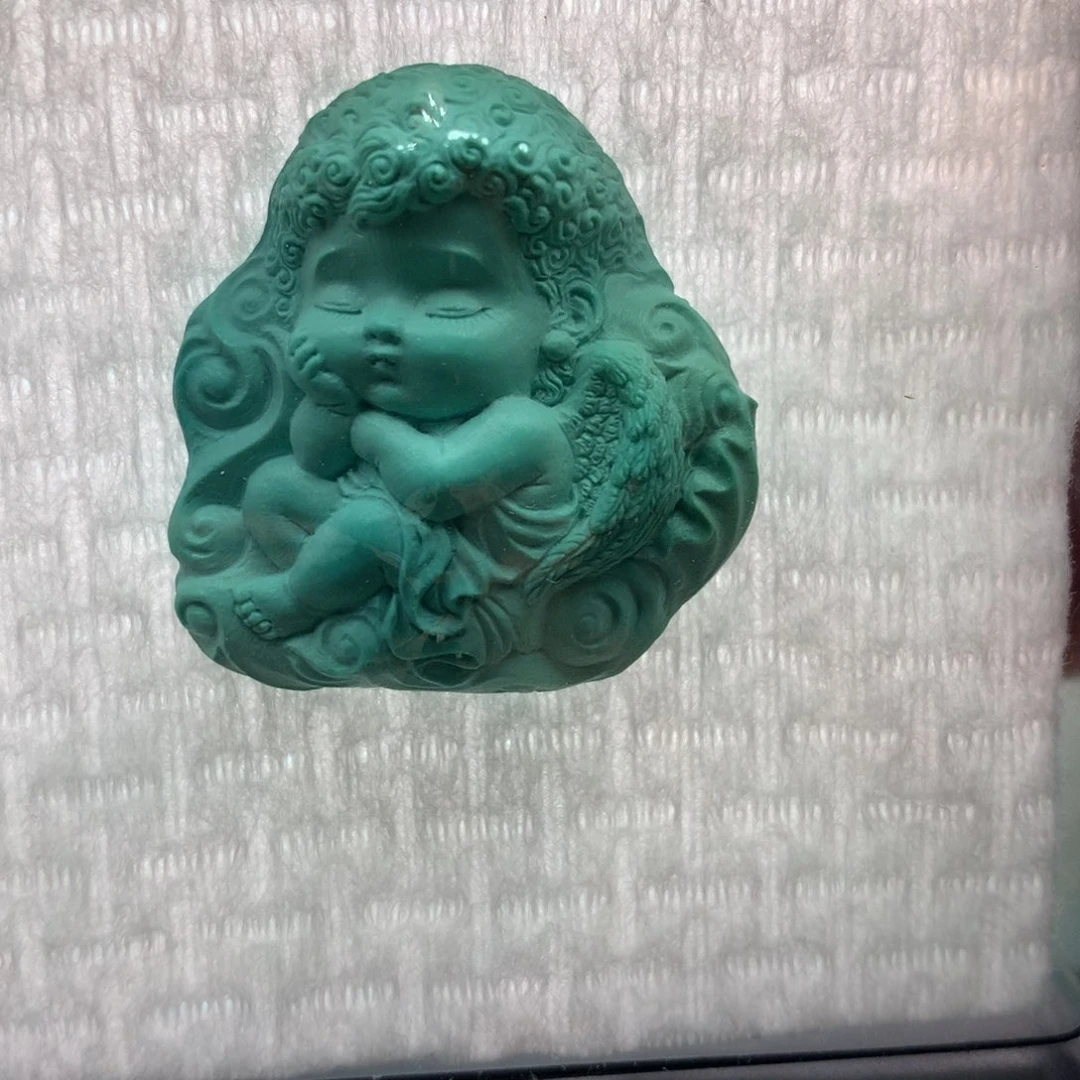 爱***熊未镶嵌绿松石手链