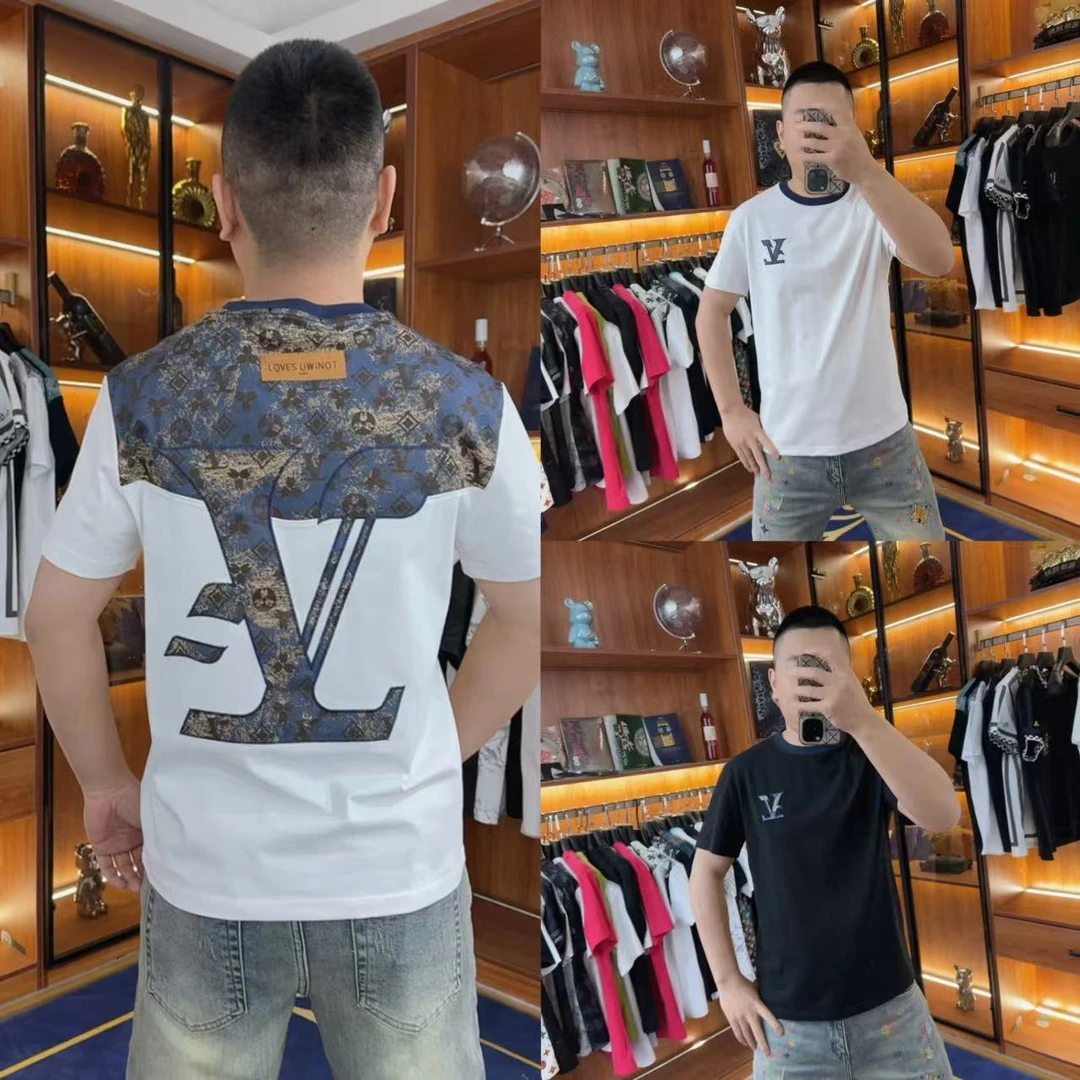 男士夏季新款轻奢休闲百搭修身时尚半袖K116