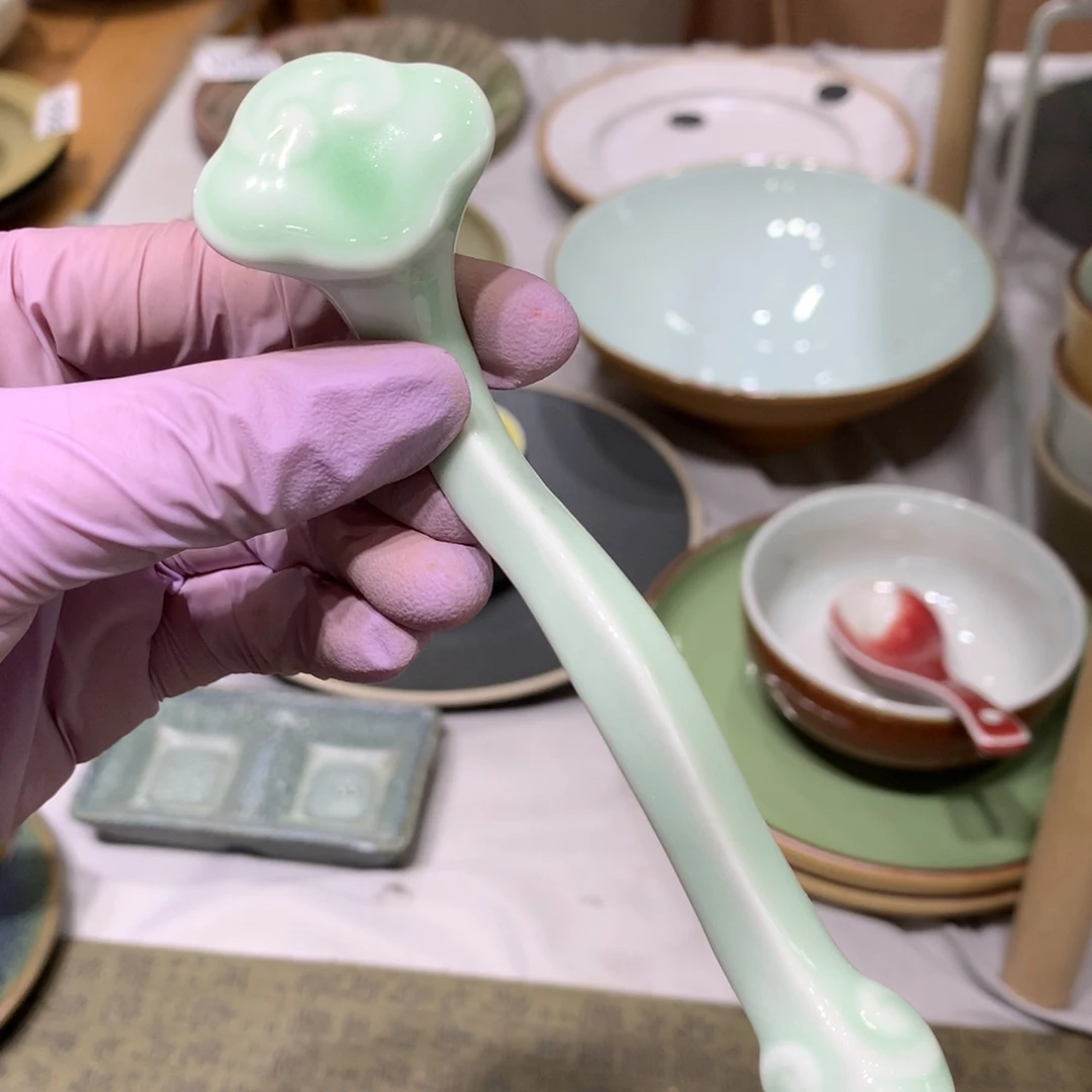 陶景德镇粗陶复古盘碗微瑕