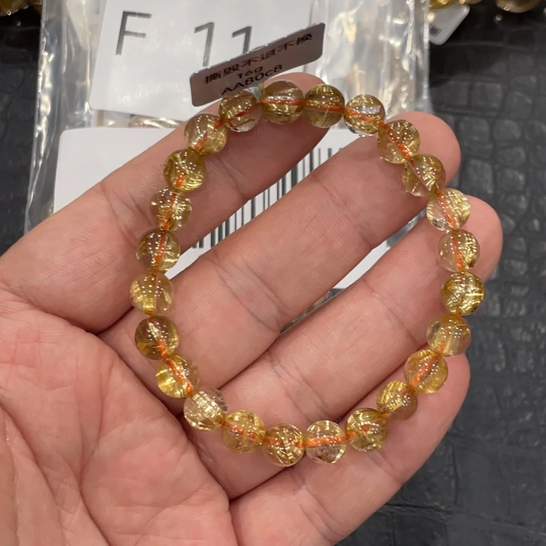 未镶嵌水晶手链aaa0388钛晶