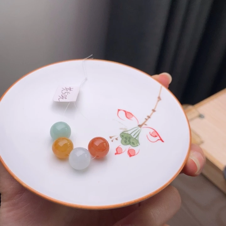 翡翠未镶嵌手链翡翠y119 卡9.8