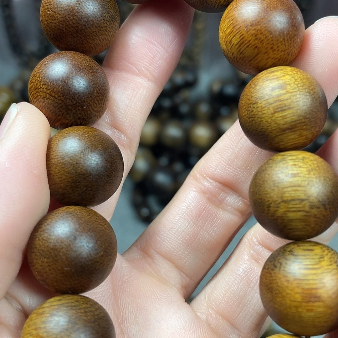 清***乐沉香手串富森红土