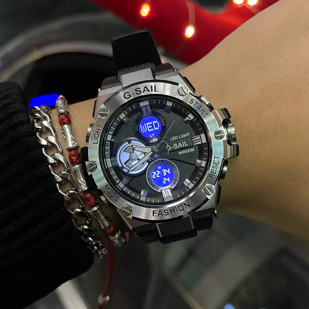 【镇店之宝】可自由改装表盘钢铁の心多功能时尚防水智能表