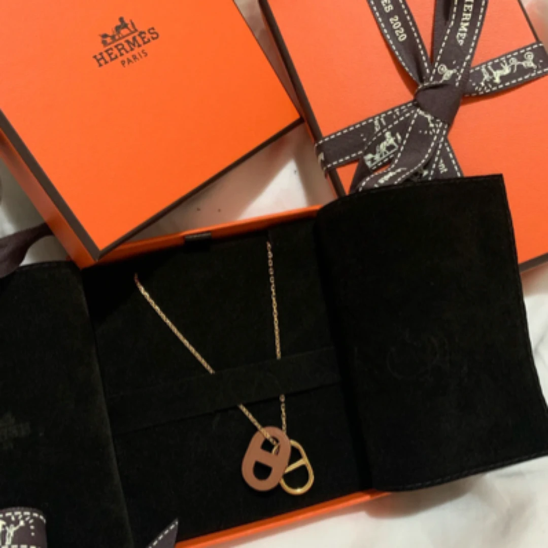 95新 Hermes/爱马仕 坤球奢选爱马仕猪鼻子项链