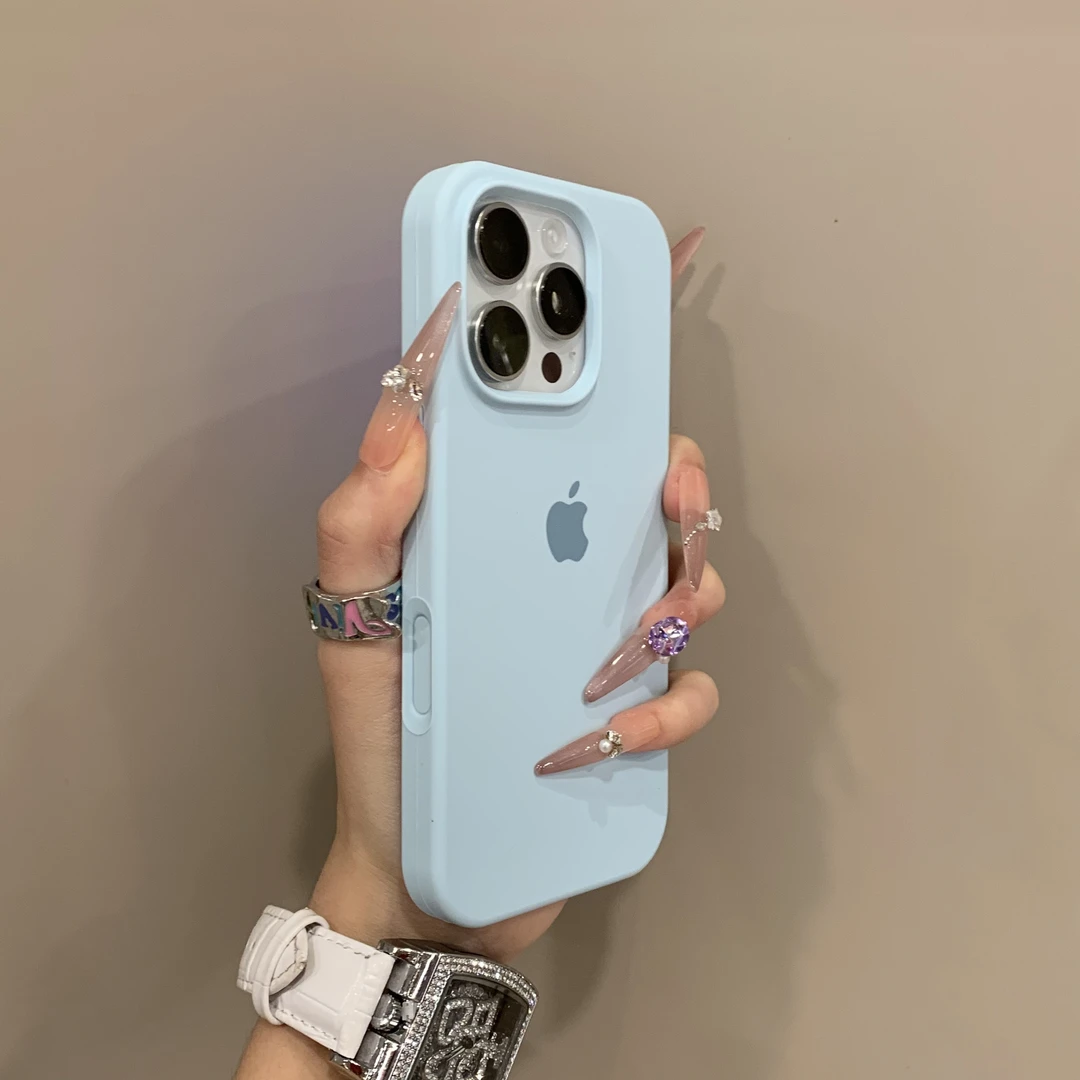 液态硅胶一体相机按键适用苹果16promax手机壳iPhone16新款16pro