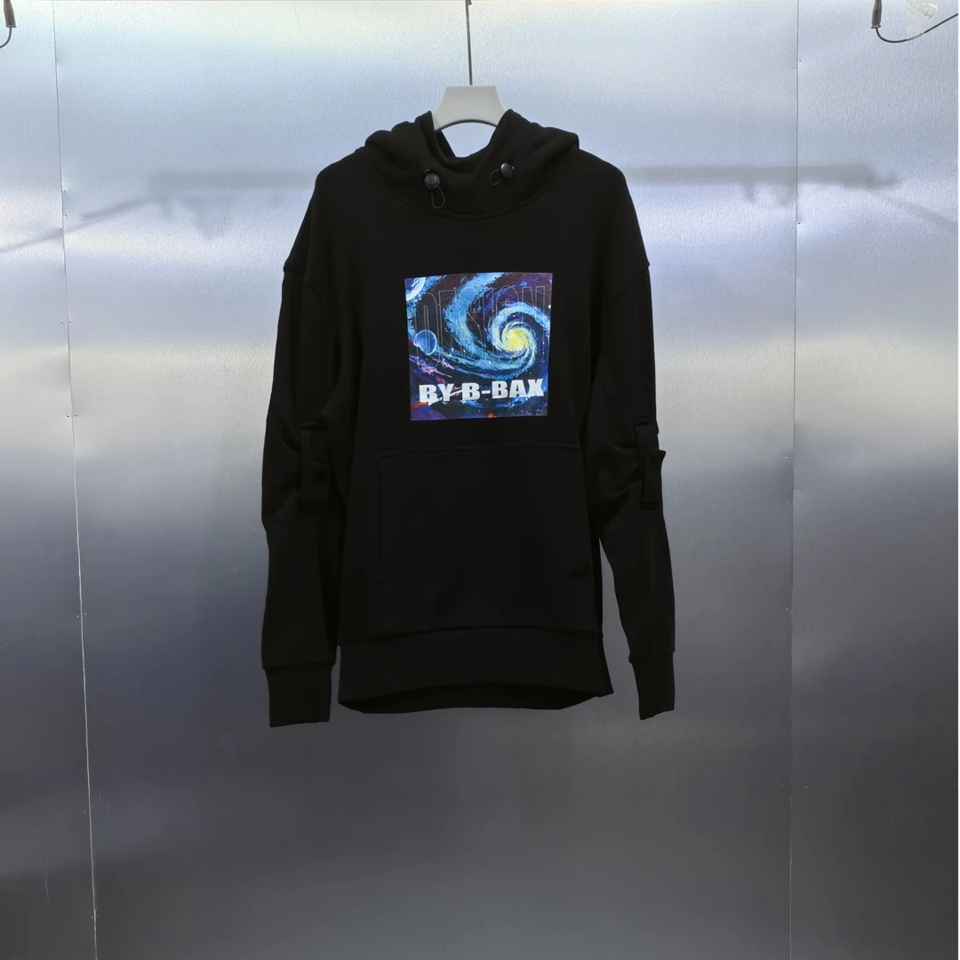 R08-111467-BBA春秋季正面潮流印花时尚连帽卫衣