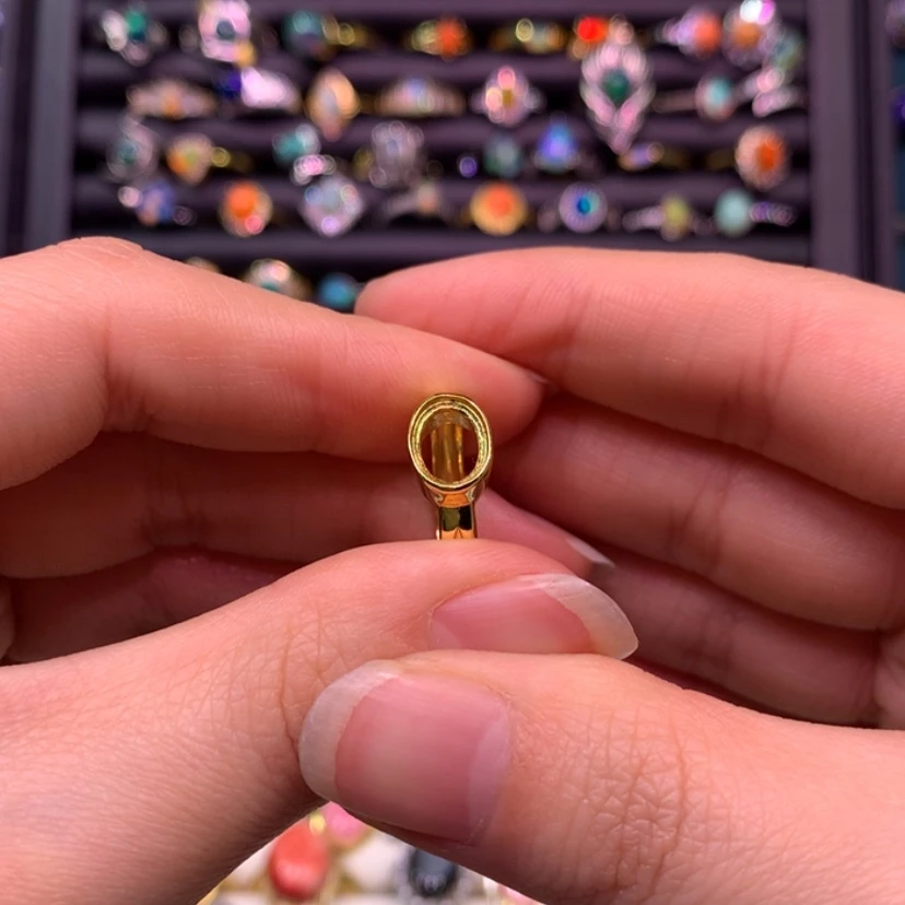 【闪购商品】欧泊戒指款式银S925镶嵌J****咪