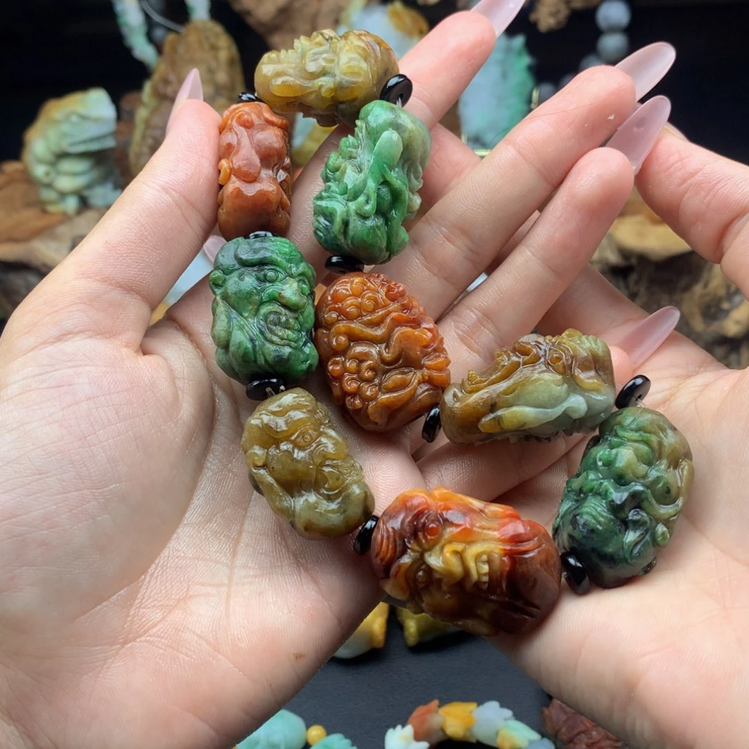 靖***定制翡翠未镶嵌翡翠