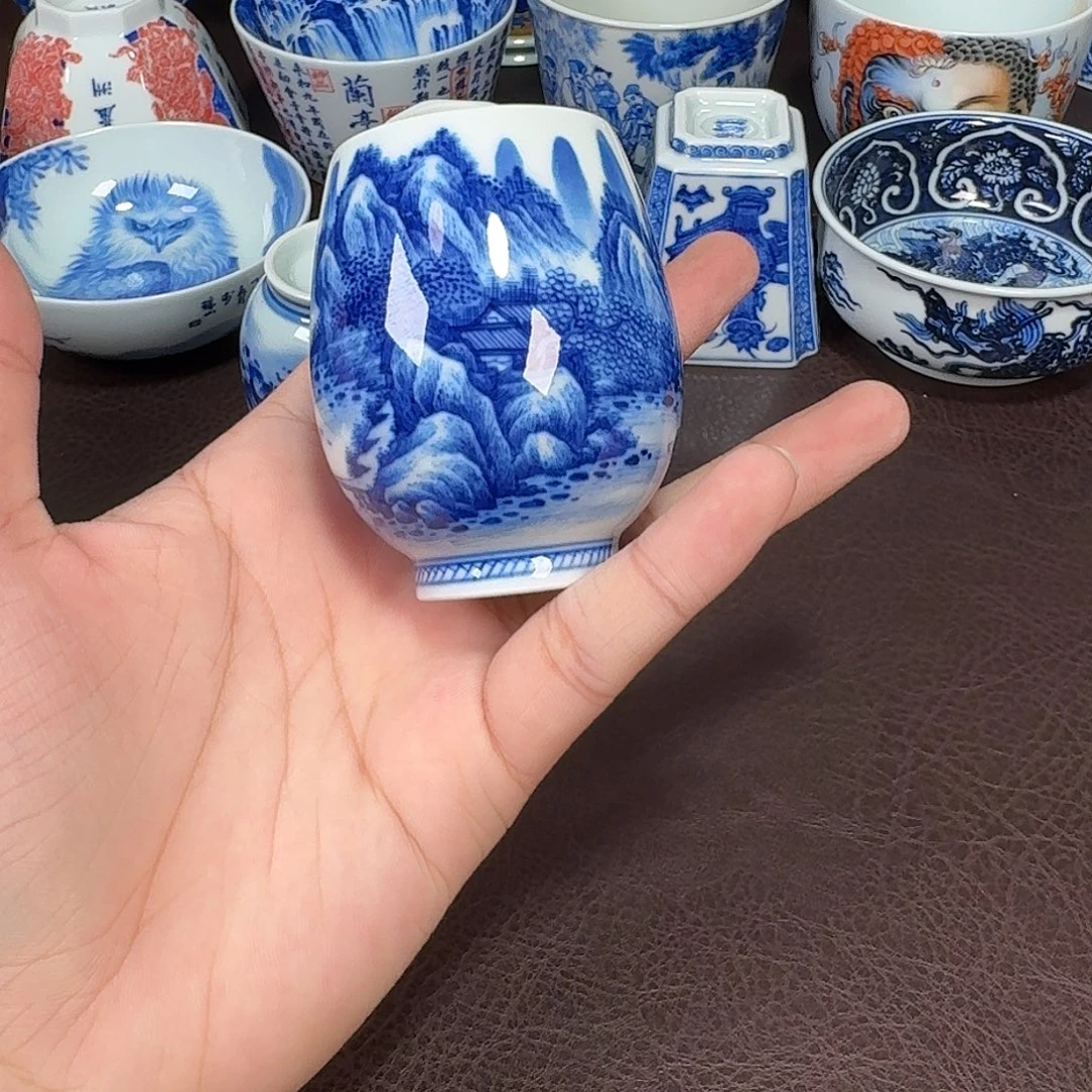 现代景德镇陶瓷杯