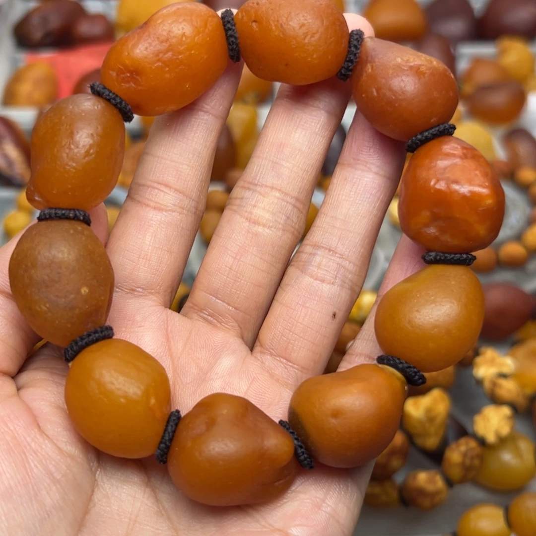 琥珀裸石未镶嵌天然蜜蜡