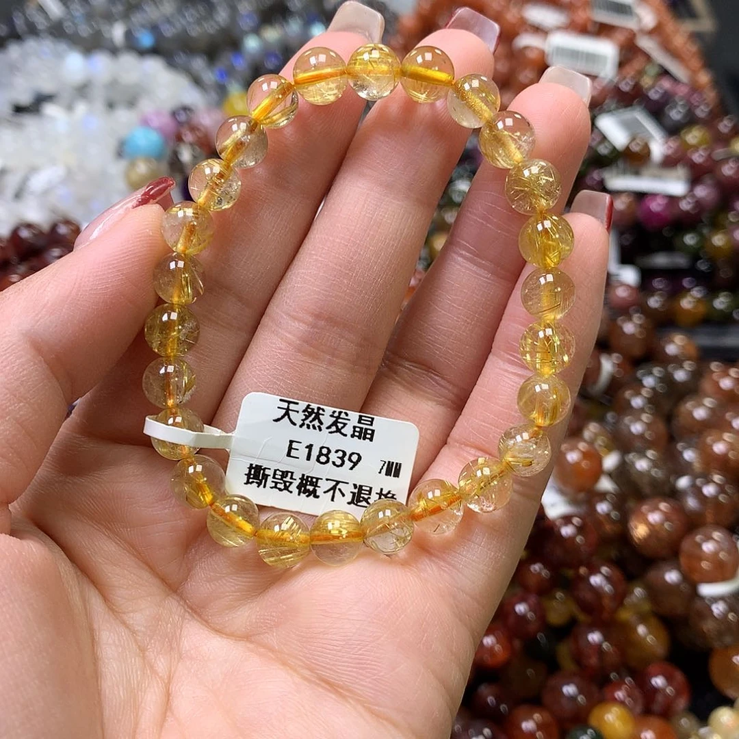 水晶手链未镶嵌，