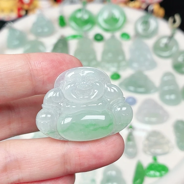 颈饰未镶嵌翡翠缅甸天然A货翡翠