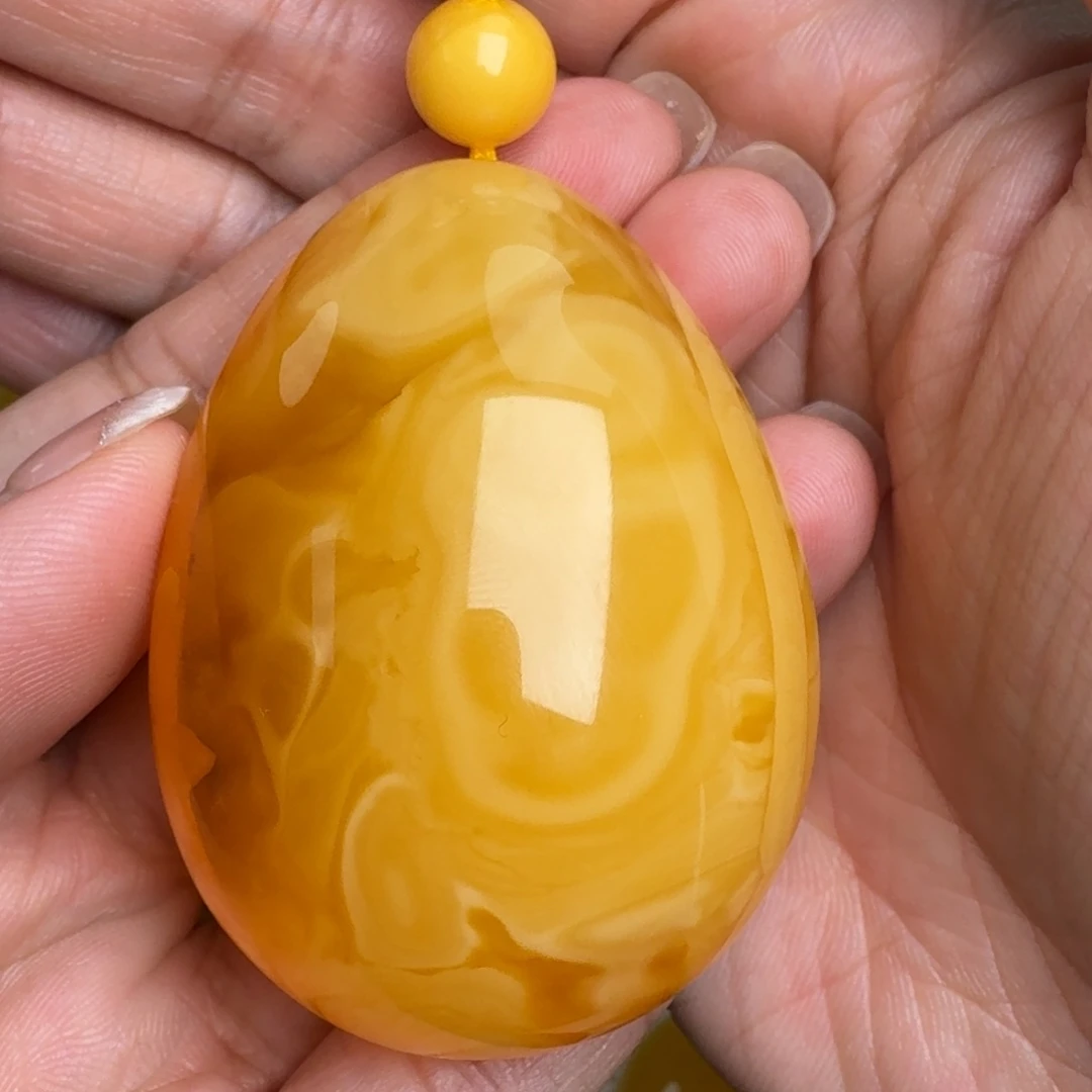 蜜蜡未镶嵌毛衣链无优化无烤色无补胶无覆膜无辐照无煮蜜