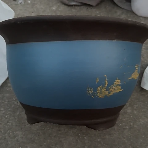 紫砂宜兴紫砂30蓝山水