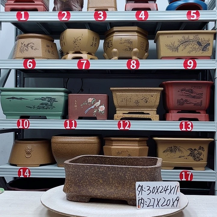 紫砂花盆紫砂花盆