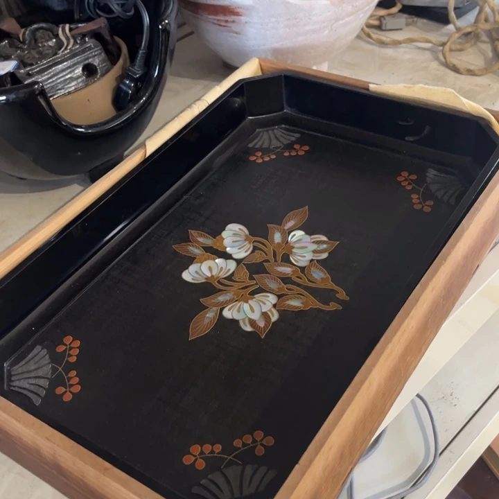 蜜安罐瓷香炉锡茶则