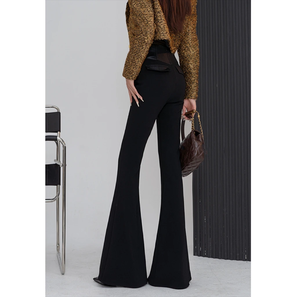 【MD原创·宵夜】夏季新款长裤微弹力INS风休闲裤瘦裤子修身高腰