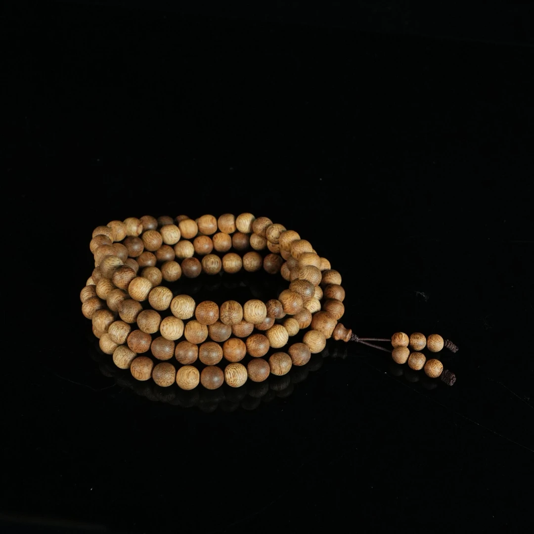 DY-B1392 柬埔寨金丝软油沉香念珠 0.91cm 29.88g