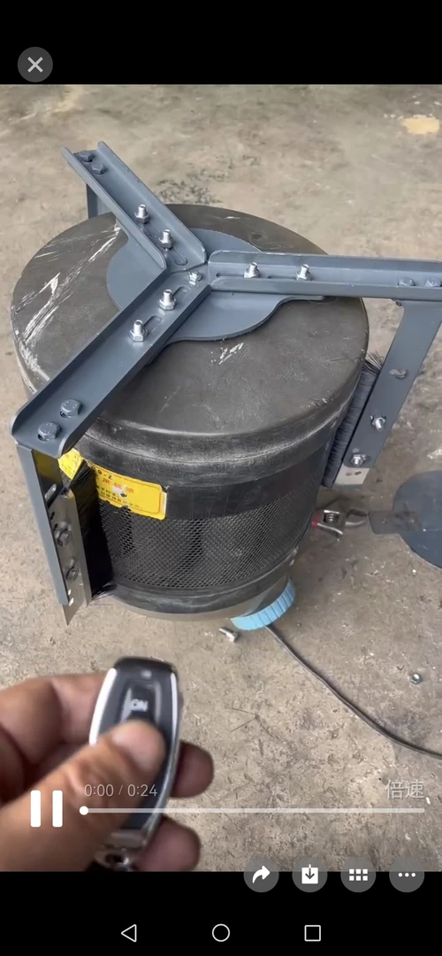 沃得锐龙收割机除尘毛刷 空滤除尘器 空滤箱电动除尘器