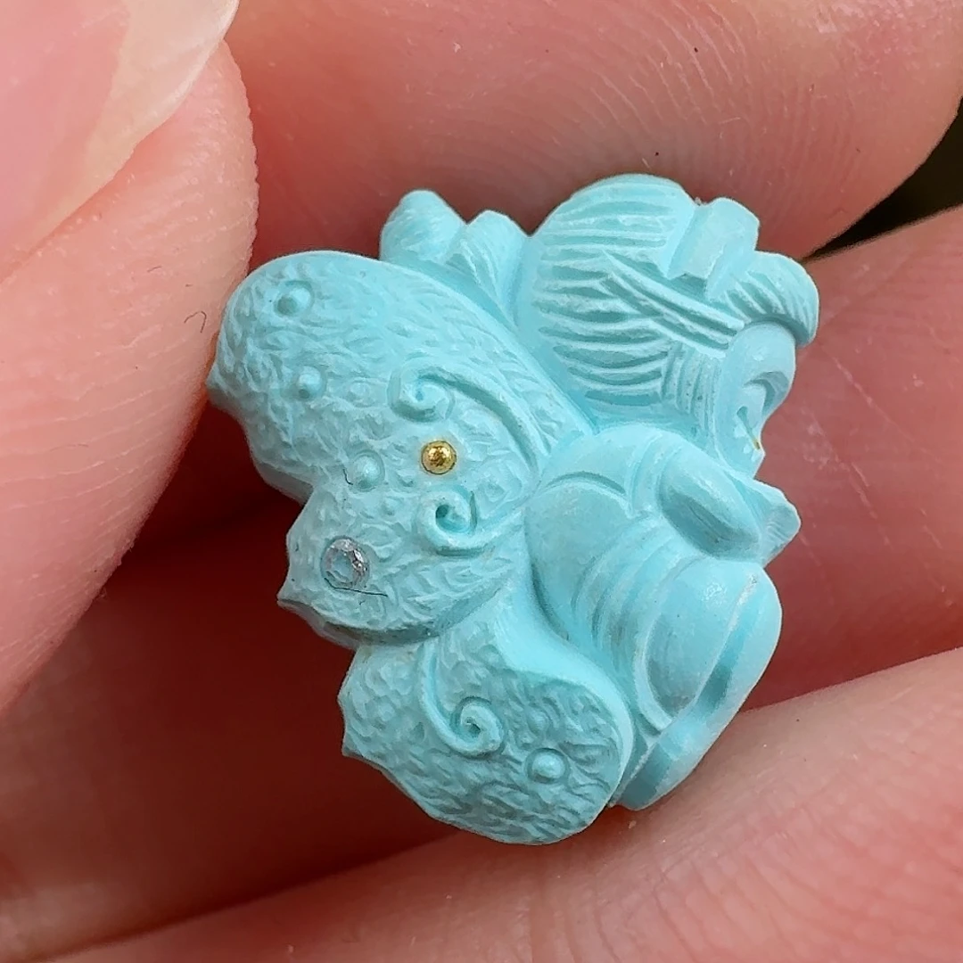 绿松石珠宝奇石未镶嵌