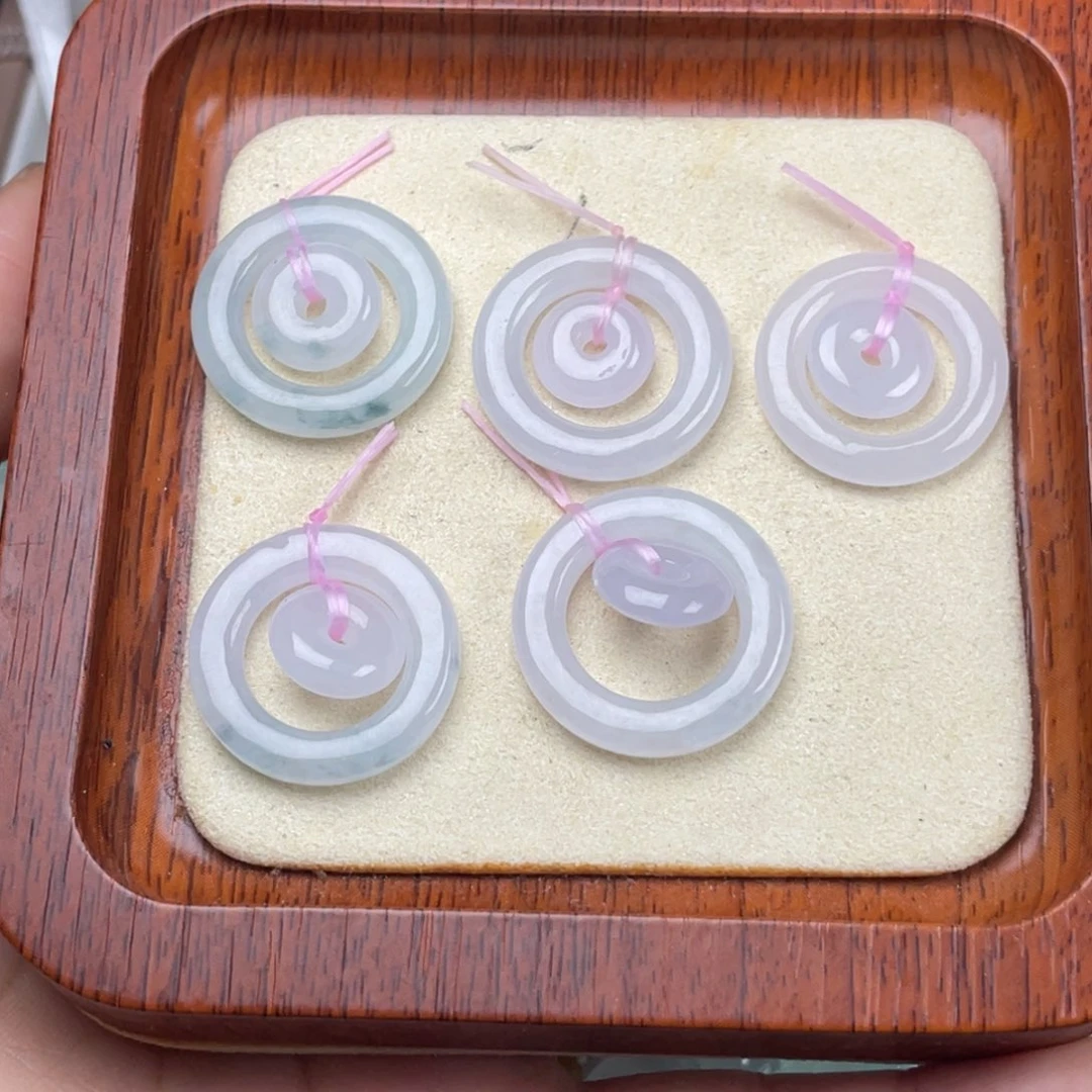 翡翠未镶嵌手链子母扣