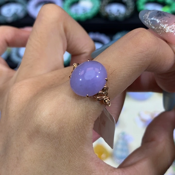 18K金镶嵌手链翡翠翡翠